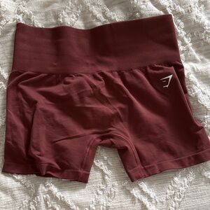 burgundy gymshark spandex